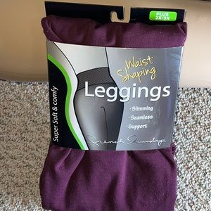 French Laundry plus2x3x waist sharing Leggings